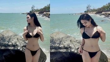 Красивая девушка Дао Ви исполнила увлекательный раунд