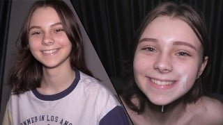 Красивая девушка впервые испытала горячую и горячую любовь